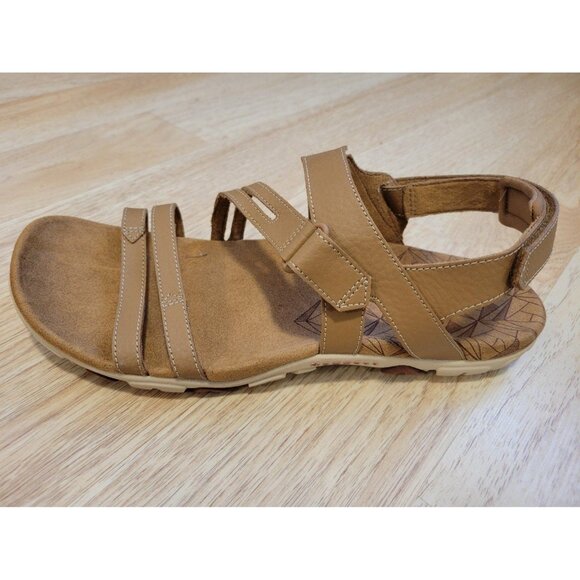 New womens sz 11 Merrell tobacco performance velcro strap Sandals sandspur - Picture 1 of 5